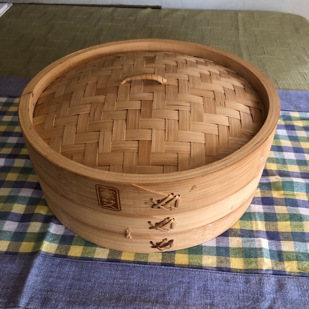 Natural Bamboo Steamer Basket 10 inch